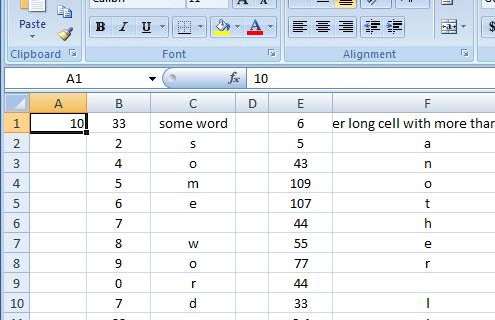 Fx to cut long column into two columns