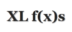 XLf(x)s = Excel Functions