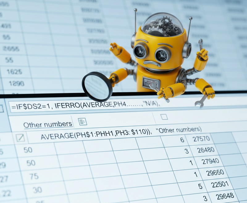 Calculate above and below me